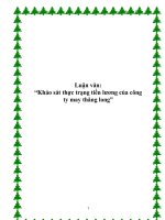 Tài liệu Đề án môn học: “Khảo sát thực trạng tiền lương của công ty may thăng long” pot