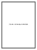 Tài liệu Cây nho - cây làm đẹp và chữa bệnh docx
