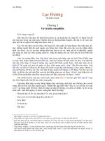 Tiểu thuyết lạc đường của hồ biểu chánh