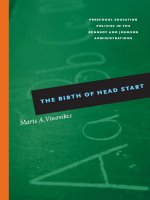 Tài liệu THE BIRTH OF HEAD START pdf