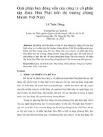 Giải pháp huy động vốn của công ty cổ phần tập đoàn hoà phát trên thị trường chứng khoán việt nam