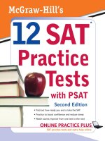 12 SAT & PSAT practice test