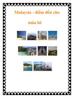 Tài liệu Malaysia - điểm đến cho mùa hè pdf