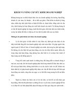 Tài liệu KHÁM VÀ NÂNG CẤP SỨC KHỎE DOANH NGHIỆP doc