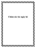 Tài liệu Chăm sóc tóc ngày hè doc