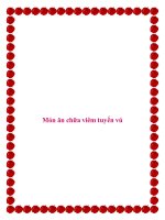 Tài liệu Món ăn chữa viêm tuyến vú. potx