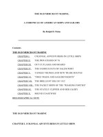 Tài liệu THE OLD MERCHANT MARINE, A CHRONICLE OF AMERICAN SHIPS AND SAILORS pptx