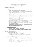 Tài liệu ĐỀ CƯƠNG ÔN TẬP THI TỐT NGHIỆP ĐẠI HỌC NGÀNH NGỮ VĂN pptx