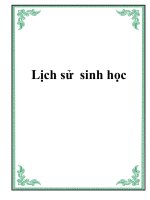 Tài liệu Lịch sử sinh học pptx