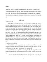 người là hiện thân sáng chói của tưởng độc lập dân tộc gắn liền với chủ nghĩa xã hội, là mẫu mực của tinh thần độc lập tự chủ,tự lực tự cường đổi mới và sáng tạo
