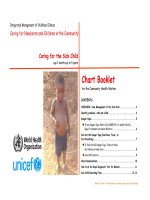 Tài liệu Integrated Management of Childhood Illness Caring for Newborns and Children in the Community doc
