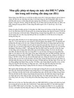 Tài liệu Mua giấy phép sử dụng các máy chủ DB2 9.7 phân tán trong môi trường sẵn sàng cao (HA) pdf