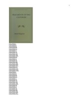 Tài liệu Fragments of Two Centuries Glimpses of Country Life when George III. was King pdf