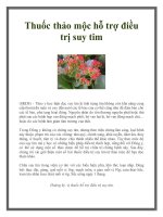 Tài liệu Thuốc thảo mộc hỗ trợ điều trị suy tim docx