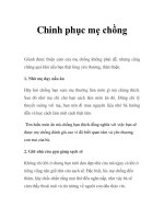 Tài liệu Chinh phục mẹ chồng ppt