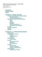 Tài liệu Object-Oriented Programming in C++, 3rd Edition docx