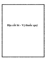 Tài liệu Ðịa cốt bì - Vị thuốc quý pdf