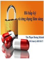 Tài liệu Hô hấp ký docx