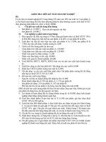 Tài liệu KIỂM TRA MÔN KẾ TOÁN DOANH NGHIỆP doc