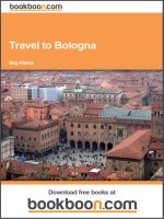 Tài liệu Travel to Bologna docx