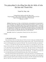 Trợ giúp pháp lý cho đồng bào dân tộc thiểu số trên địa bàn tỉnh thanh hóa