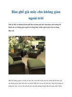 Tài liệu Bàn ghế giả mây cho không gian ngoài trời pdf