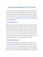 Tài liệu 4 lý do tại sao Windows UAC là vô ích pdf