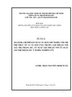 Tài liệu TIỂU LUẬN:SO SÁNH: CHI PHÍ SẢN XUẤT TƯ BẢN CHỦ NGHĨA VỚI CHI PHÍ docx