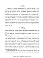 bài tập lớn hành chính