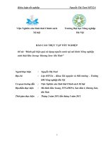 Đánh giá hiệu quả sử dụng nguồn nước tại mô hình Nông nghiệp sinh thái Khe Soong- Hương Sơn- Hà Tĩnh