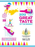 Tài liệu 2012 GREAT TASTE OF THE MIDWEST doc