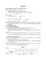 Tài liệu Đề ôn thi tốt nghiệp trung học phổ thông môn toán - Đề 48 ppt