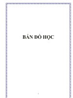 Tài liệu BẢN ĐỒ HỌC pdf