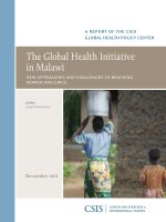 Tài liệu THE GLOBAL HEALTH INITIATIVE IN MALAWI pdf