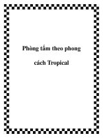 Tài liệu Phòng tắm theo phong cách Tropical pptx