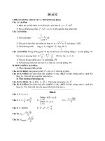 Tài liệu Đề ôn thi tốt nghiệp trung học phổ thông môn toán - Đề 52 ppt