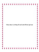 Tài liệu Chua chua vị sò lông sốt me doc