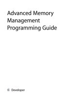 Tài liệu Advanced Memory Management Programming Guide doc