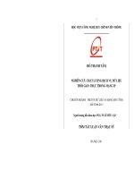 Nghiên cứu chất lượng dịch vụ dữ liệu thời gian thực trong mạng IP