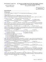 Tài liệu Đề thi - Đáp án môn Vật lí - Tốt nghiệp THPT Giáo dục trung học phổ thông ( 2013 ) Mã đề 916 pot