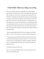 Tài liệu 6 bài thuốc chữa say nắng, say nóng doc