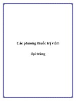 Tài liệu Các phương thuốc trị viêm đại tràng doc