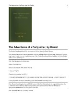 Tài liệu The Adventures of a Forty-niner pot