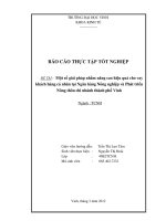 Một số giải pháp nhằm nâng cao hiệu quả cho vay khách hàng cá nhân tại Ngân hàng Nông nghiệp và Phát triển Nông thôn chi nhánh thành phố Vinh