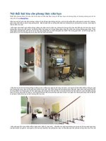 Tài liệu Nội thất hài hòa cho phong thủy nhà bạn pptx