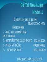 Các phương pháp sinh học xử lý nước thải trong công nghiệp hóa học và công nghiệp lọc – hóa dầu