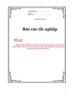 trích chọn thông tin trên tập văn bản pháp luật dùng kỹ thuật học máy bán giám sát dựa trên mô hình crfs theo tiêu chuẩn kỳ vọng tổng quát