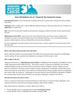 Tài liệu New 3.8% Medicare Tax on 