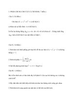 Tài liệu Đề Thi Thử Tốt Nghiệp Toán 2013 - Phần 7 - Đề 11 ppt