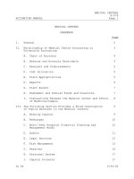 Tài liệu ACCOUNTING MANUAL MEDICAL CENTERS doc